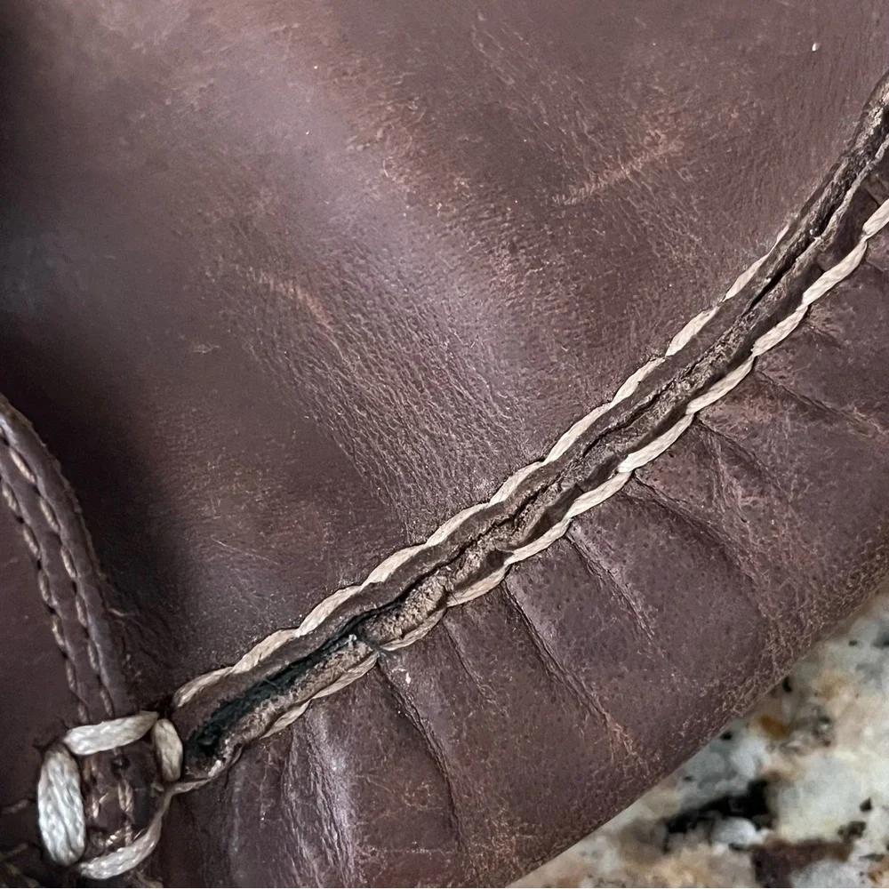 DOCKERS Men's Vargas Leather Chocolate brown Boat Shoe Preppy Fishermen Angler